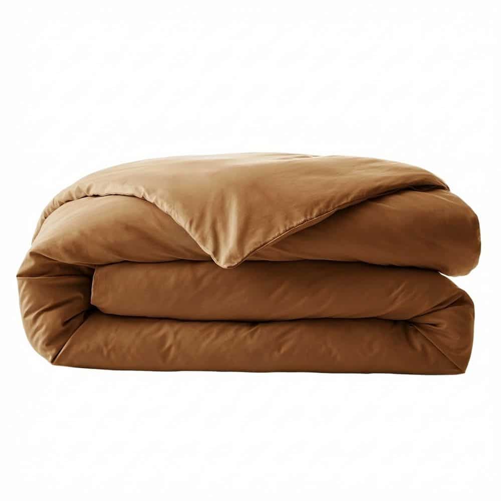Housse de couette Percale de Coton Havane 240 x 260 cm — vue 2