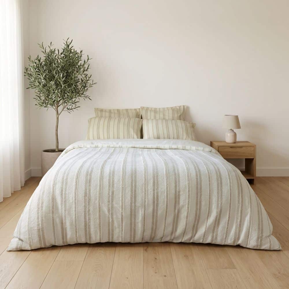 Housse de couette Percale de Coton Toscane Multicolore 240 x 260 cm