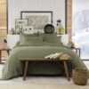 Housse de couette Flanelle de Coton Romarin 240 x 260 cm