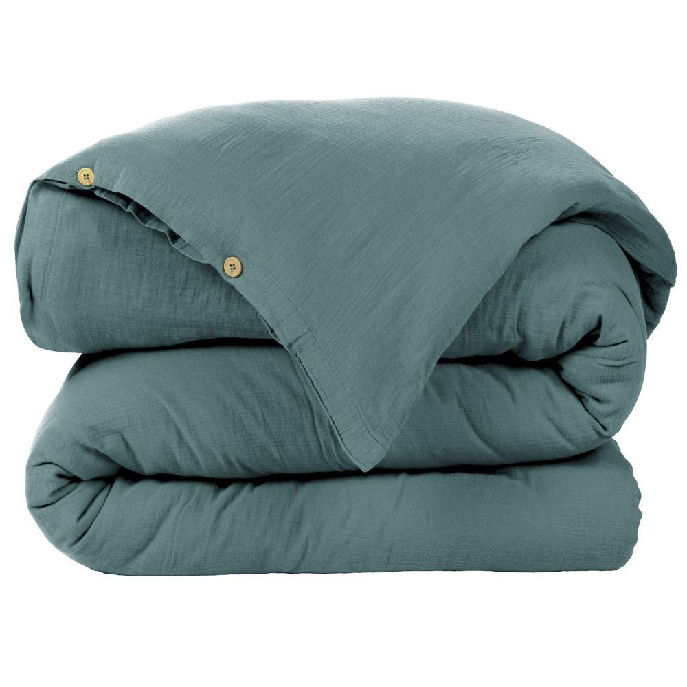 Housse de couette Gaze de Coton Terra Canard 240 x 280 cm — vue 2