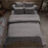 Housse de couette Gaze de Coton Terra Granit 240 x 280 cm