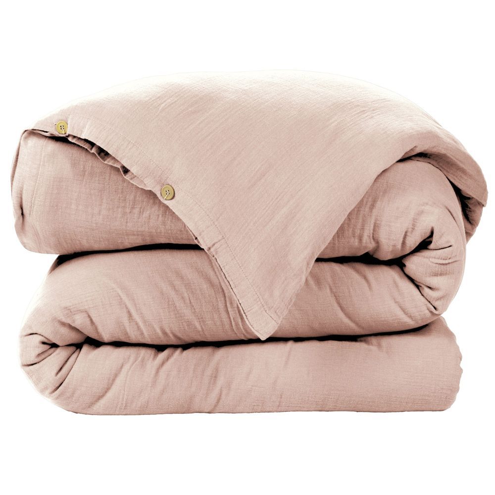 Housse de couette Gaze de Coton Terra Guimauve 240 x 280 cm — vue 2