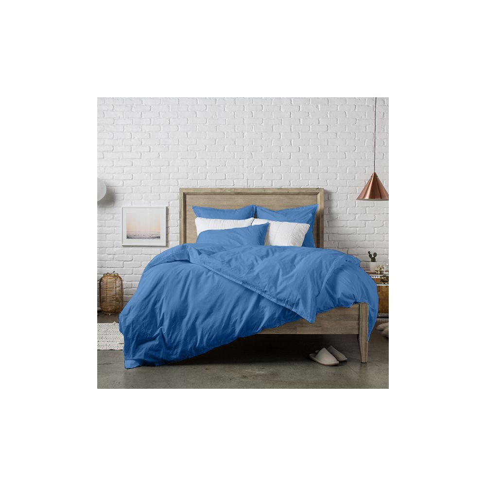 Housse de couette Percale Lake Percale de Coton 240 x 260 cm