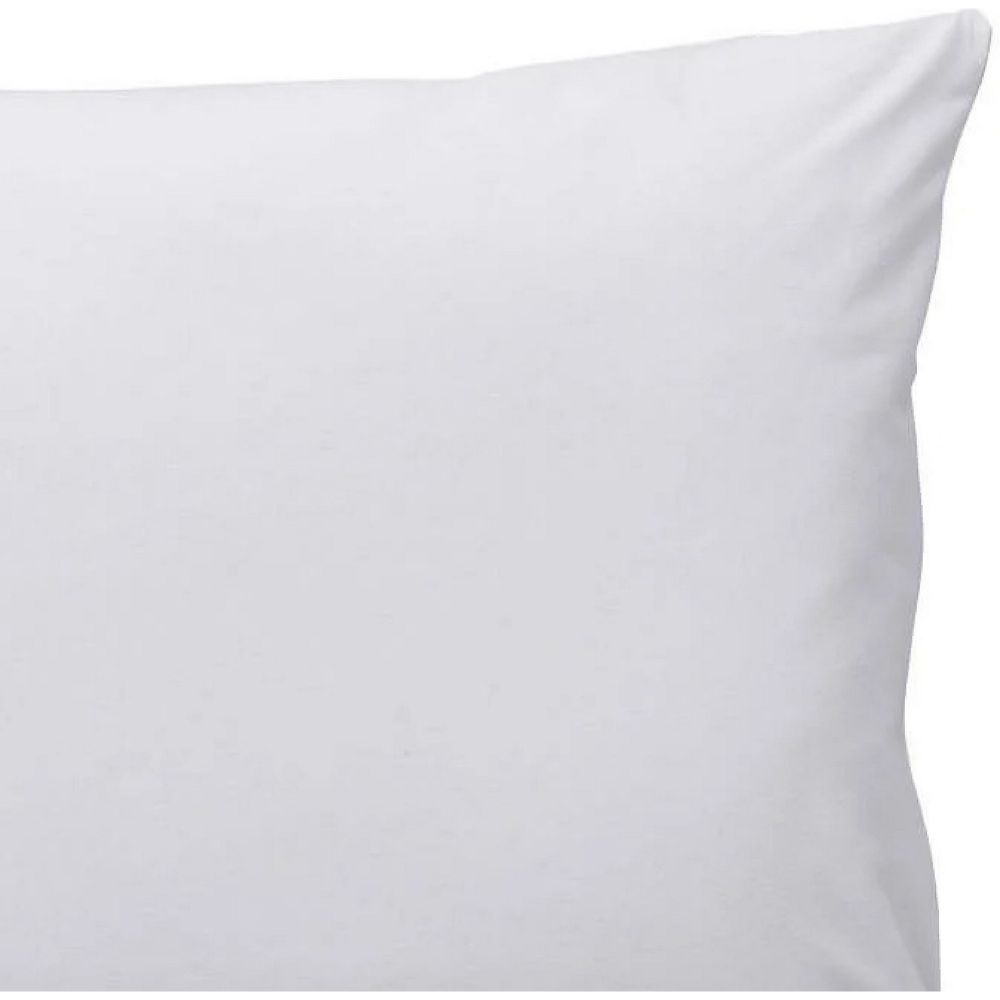 Lot 2 Protèges oreiller Polyester Quilte Blanc 50 x 70 cm — vue 3