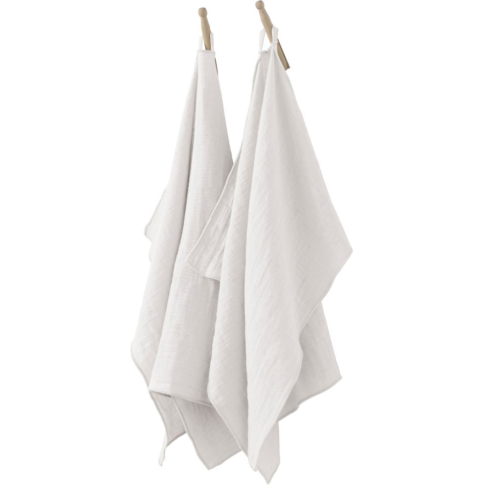 Lot de 2 essuie-mains Gaze de coton Chantilly 50 x 70 cm