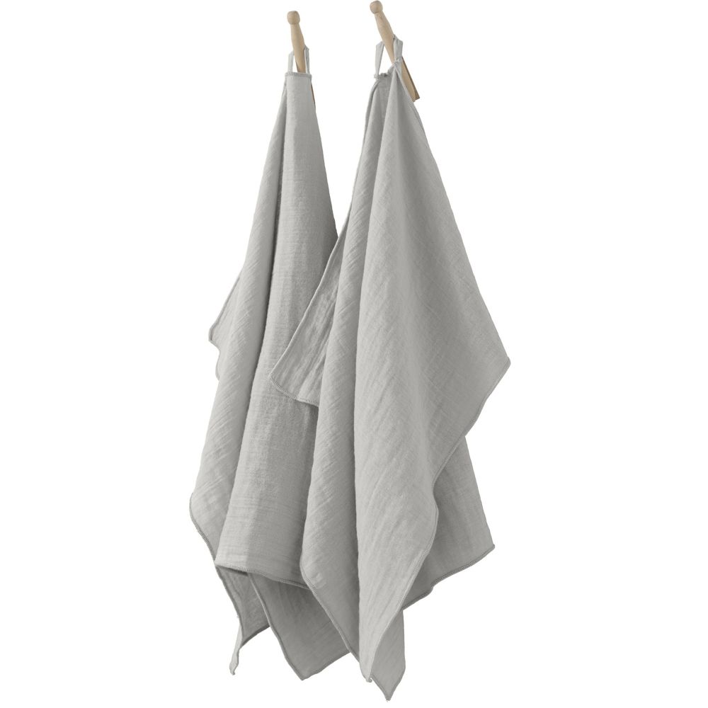 Lot de 2 essuie-mains Gaze de coton Nuage 50 x 70 cm