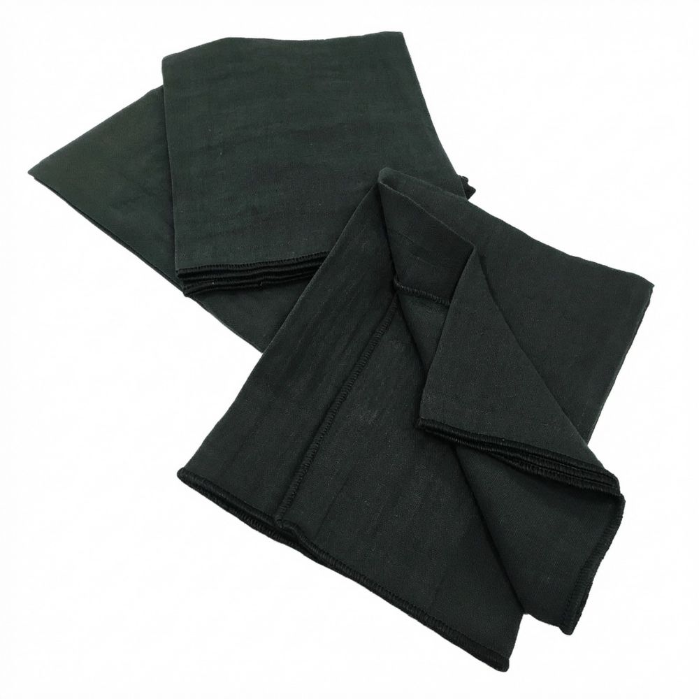 Lot de 3 serviettes Gaze de Coton Terra Sapin 40 x 40 cm