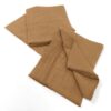 Lot de 3 serviettes Gaze de coton Camel 40 x 40 cm