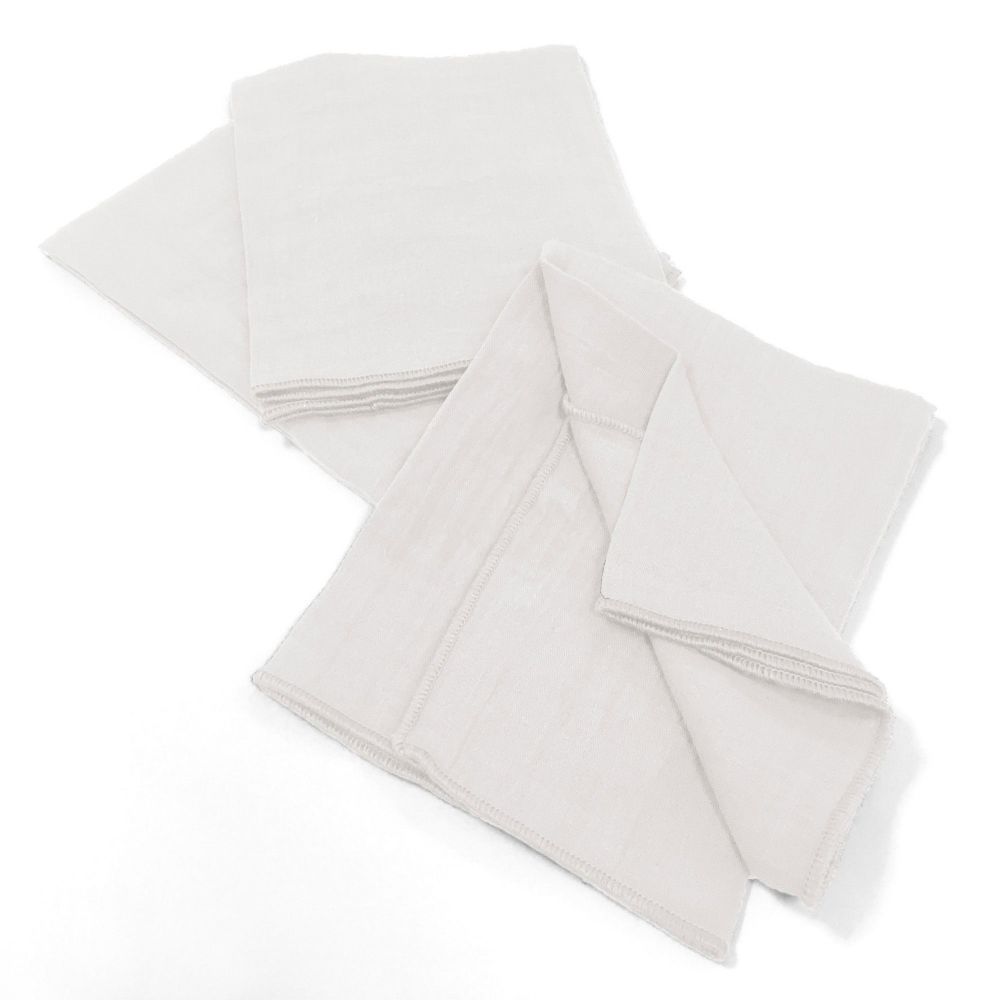 Lot de 3 serviettes Gaze de coton Chantilly 40 x 40 cm
