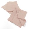 Lot de 3 serviettes Gaze de coton Guimauve 40 x 40 cm