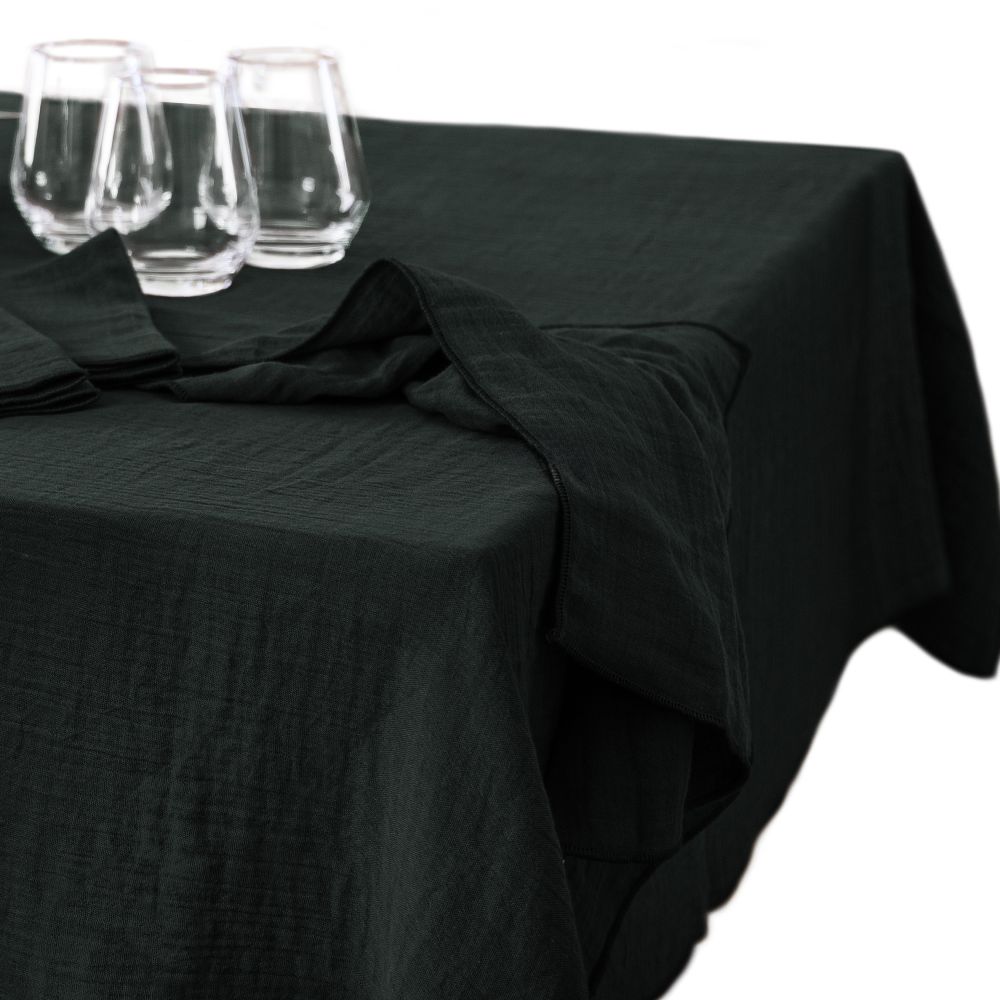 Nappe rectangle Gaze de Coton Terra Sapin 150 x 250 cm — vue 2