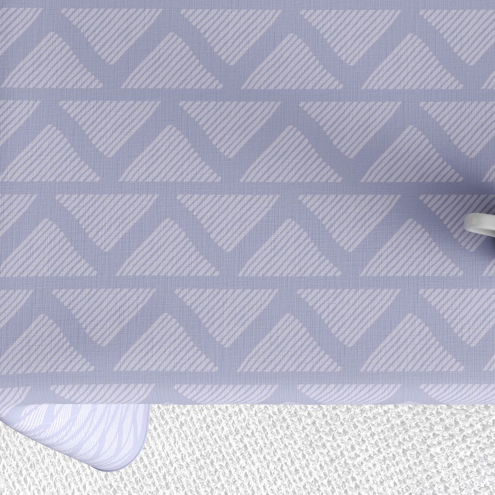 Nappe rectangulaire anti tache Coton Tana Glycine Violet 140 x 200 cm — vue 3