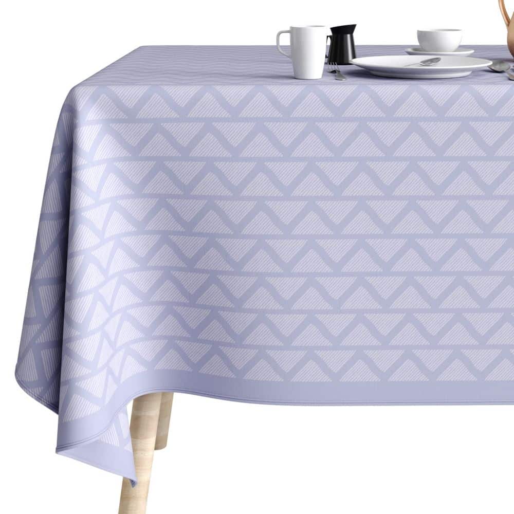 Nappe rectangulaire anti tache Coton Tana Glycine Violet 140 x 200 cm — vue 4