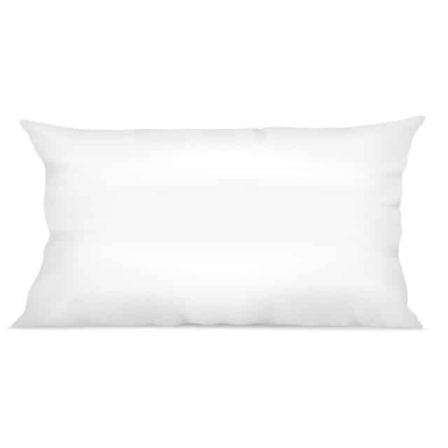 Oreiller Percale de Coton fabrication Française Blanc 50 x 70 cm