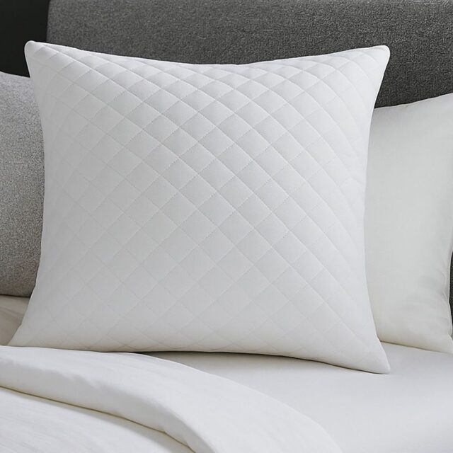 Oreiller à mémoire de forme Polyester Blanc 60 x 60 cm
