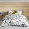 Parure de drap 3 pièces avec Drap housse Coton Chloé Blanc 180 x 290 cm