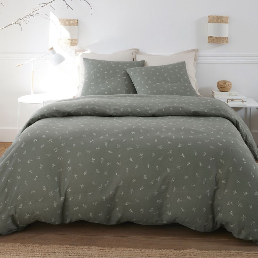 Parure de lit Gaze de Coton Célestine Multicolore 220 x 240 cm