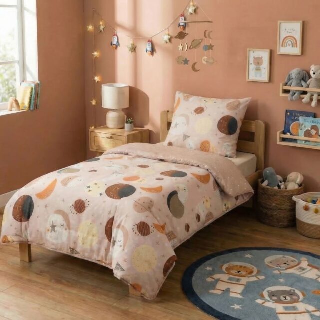 Parure de lit enfant Coton Celestine Multicolore 140 x 200 cm