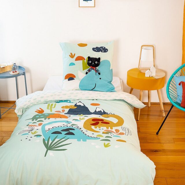 Parure de lit enfant Coton Dilia Multicolore 140 x 200 cm