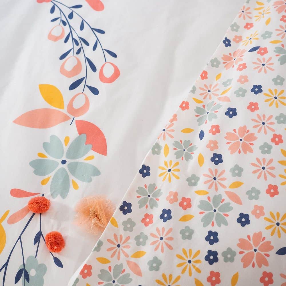 Parure de lit enfant Coton Hello Multicolore 140 x 200 cm — vue 5