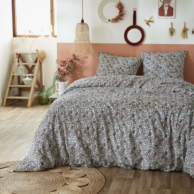 Parure de lit enfant Coton Malia Blanc 140 x 200 cm