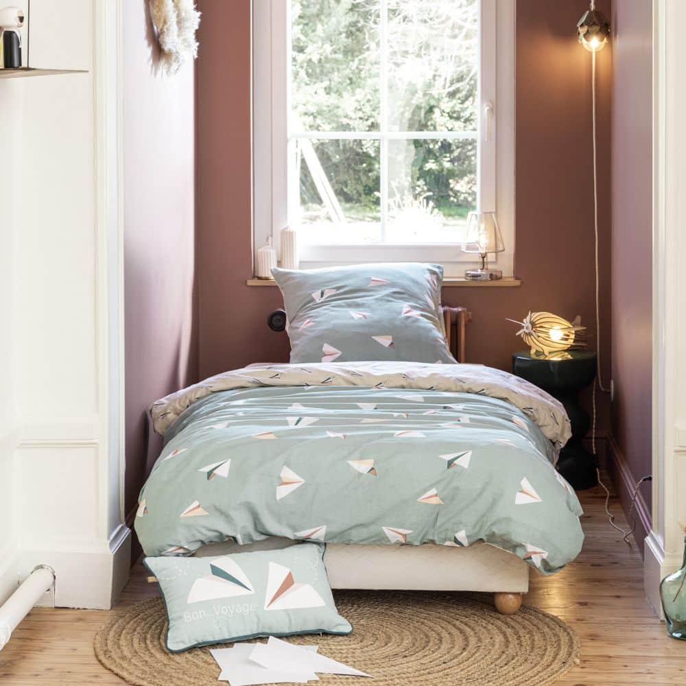 Parure de lit enfant Coton Petits Papiers 140 x 200 cm