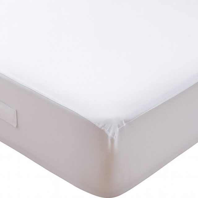 Protège matelas Polyester Quilte Blanc 180 x 200 cm