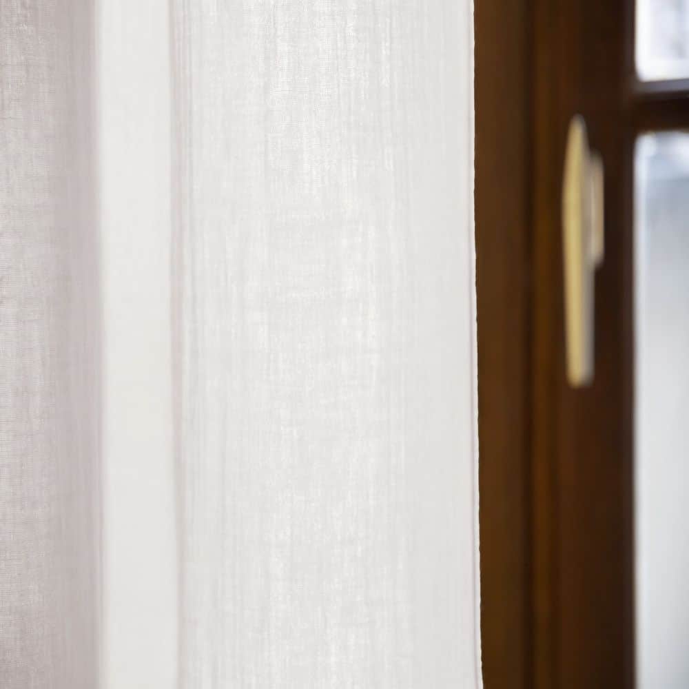 Rideau ajustable Gaze de coton Chantilly 140 x 300 cm — vue 5