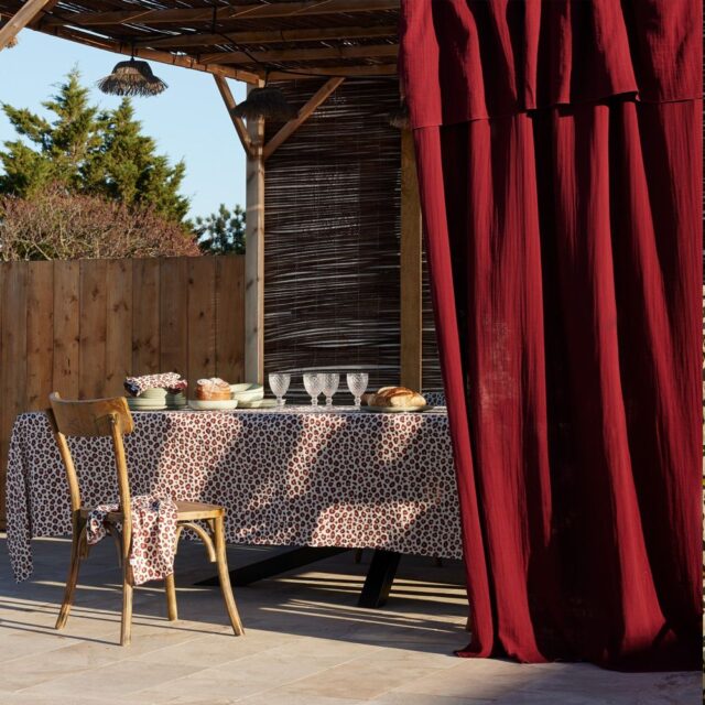Rideau ajustable Gaze de Coton Hampton Liberty 140 x 300 cm