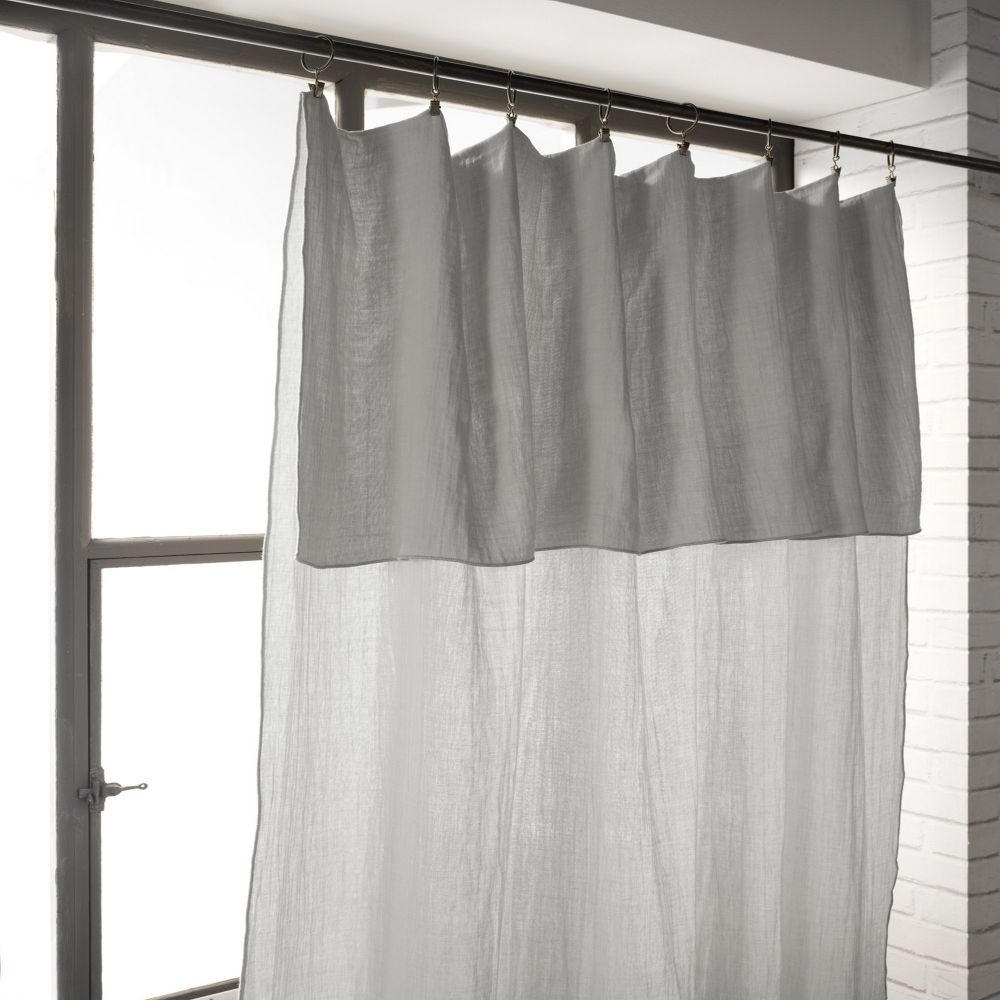 Rideau ajustable Gaze de coton Nuage 140 x 300 cm — vue 4