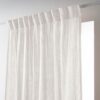 Rideau galon fronceur Gaze de Coton Chantilly 140 x 240 cm