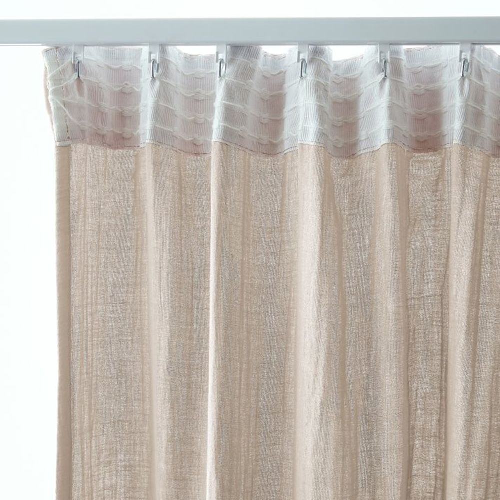 Rideau galon fronceur Gaze de Coton Pampa 140 x 240 cm — vue 2