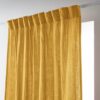 Rideau galon fronceur Gaze de Coton Safran 140 x 240 cm
