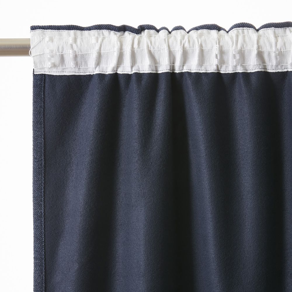 Rideau galon fronceur + polaire Polyester Minuit 140 x 260 cm — vue 3