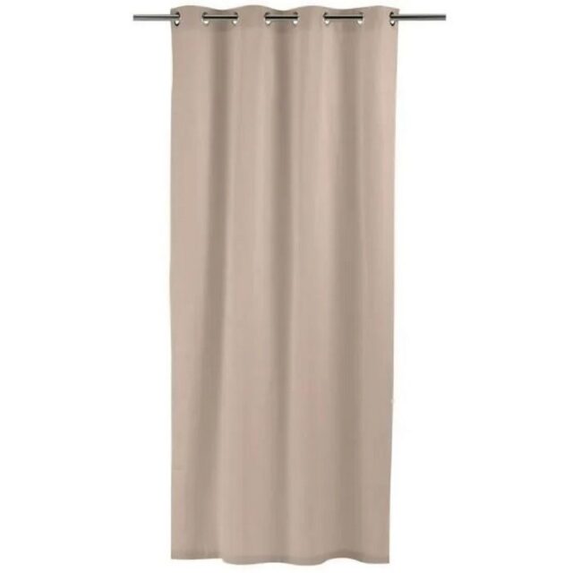 Rideau occultant Polyester Beige 140 x 260 cm