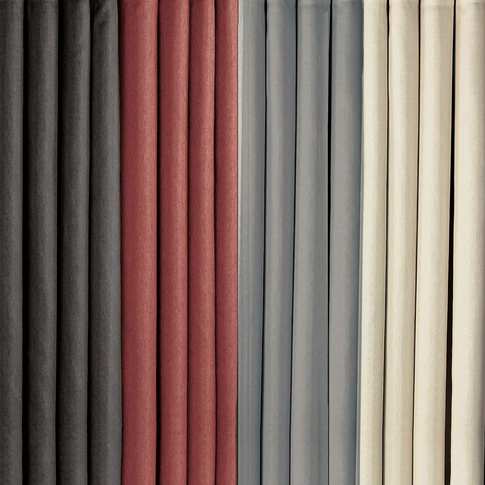 Rideau occultant Polyester Beige 140 x 260 cm — vue 3
