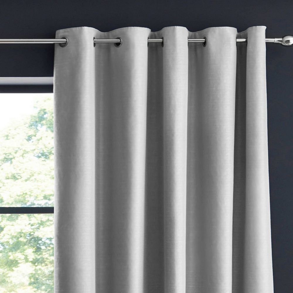 Rideau Occultant Polyester Gris Clair 140 x 260 cm — vue 4