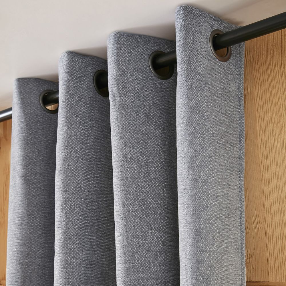 Rideau occultant polaire Polyester Titane 140 x 240 cm — vue 2