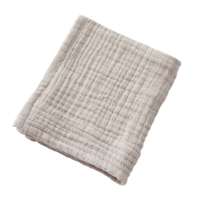 Serviette de bain Gaze de Coton Naturel 30 x 50 cm