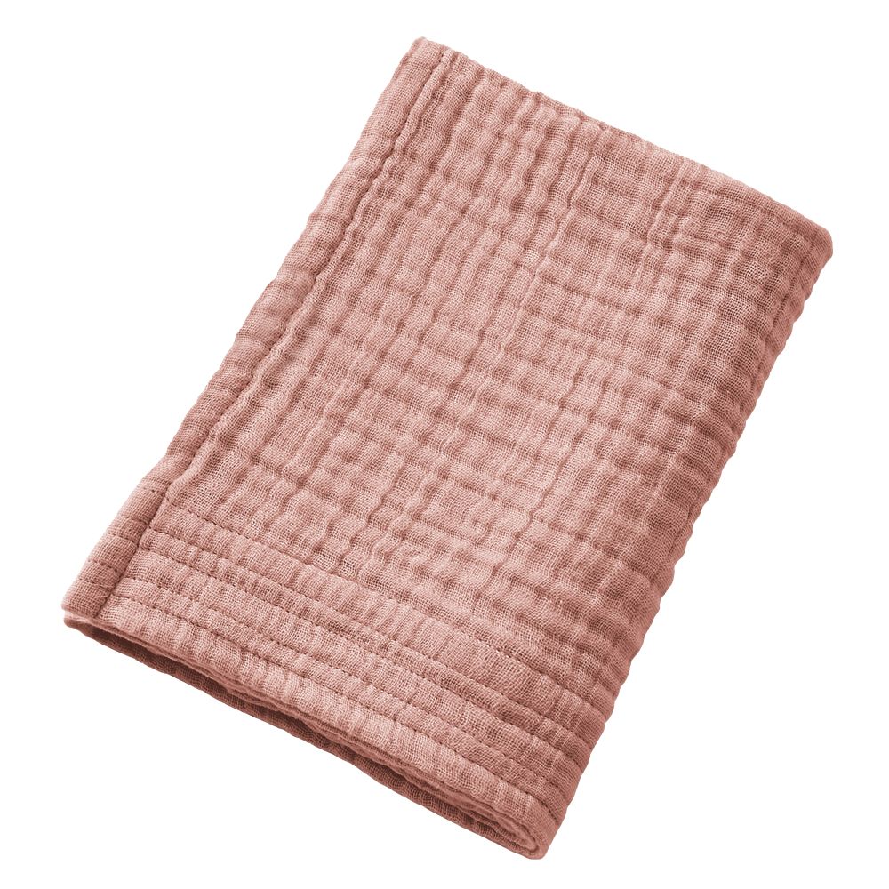Serviette de bain Gaze de Coton Rose 50 x 90 cm