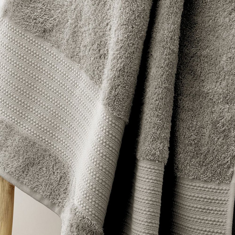 Serviette de bain Coton Argile 90 x 150 cm — vue 2