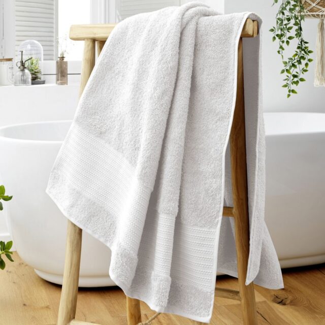 Serviette de bain Coton Chantilly 90 x 150 cm