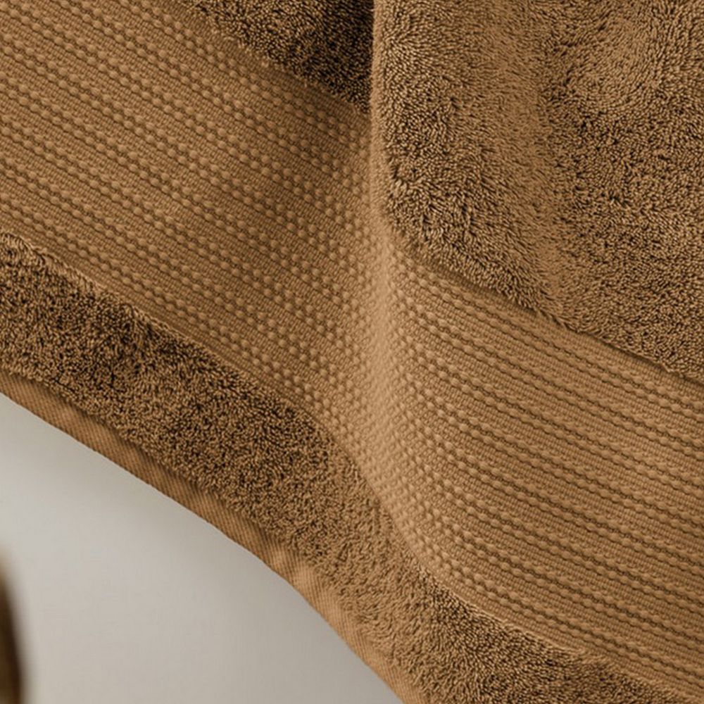 Serviette de douche Coton Camel 70 x 130 cm — vue 2