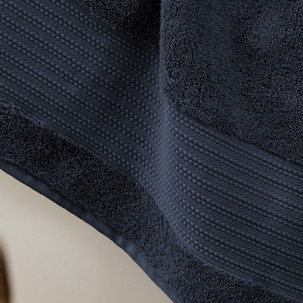 Serviette de douche Coton Minuit 70 x 130 cm — vue 2