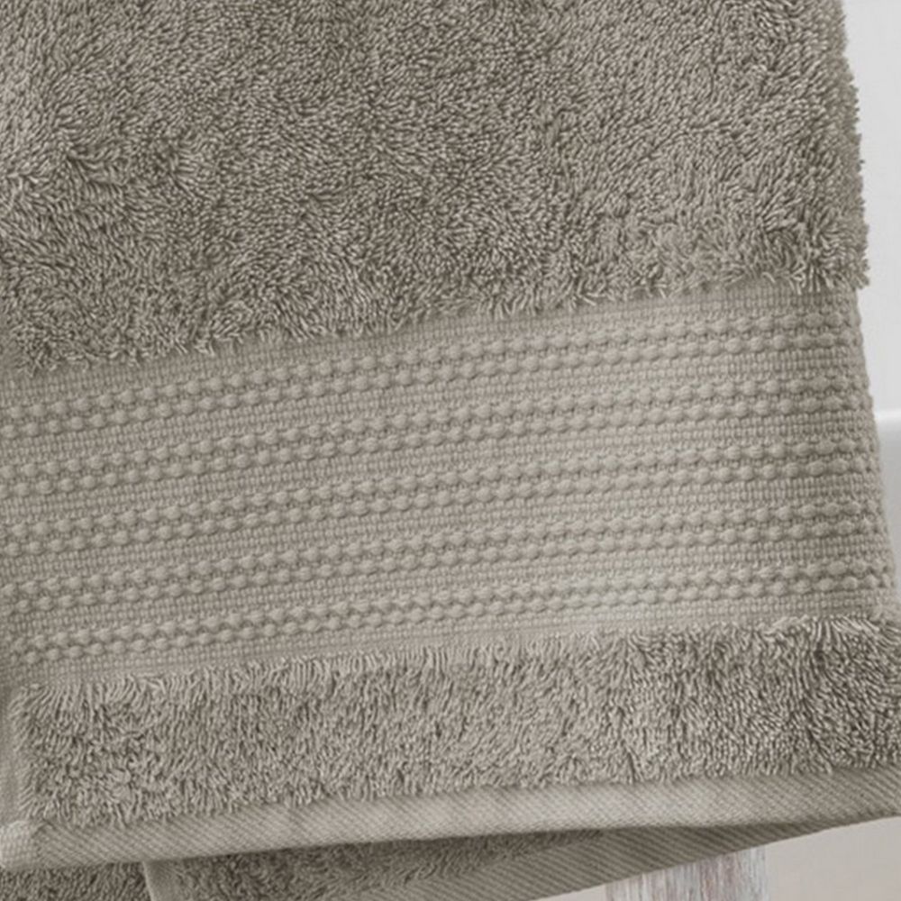 Serviette de toilette Coton Argile 50 x 90 cm — vue 2