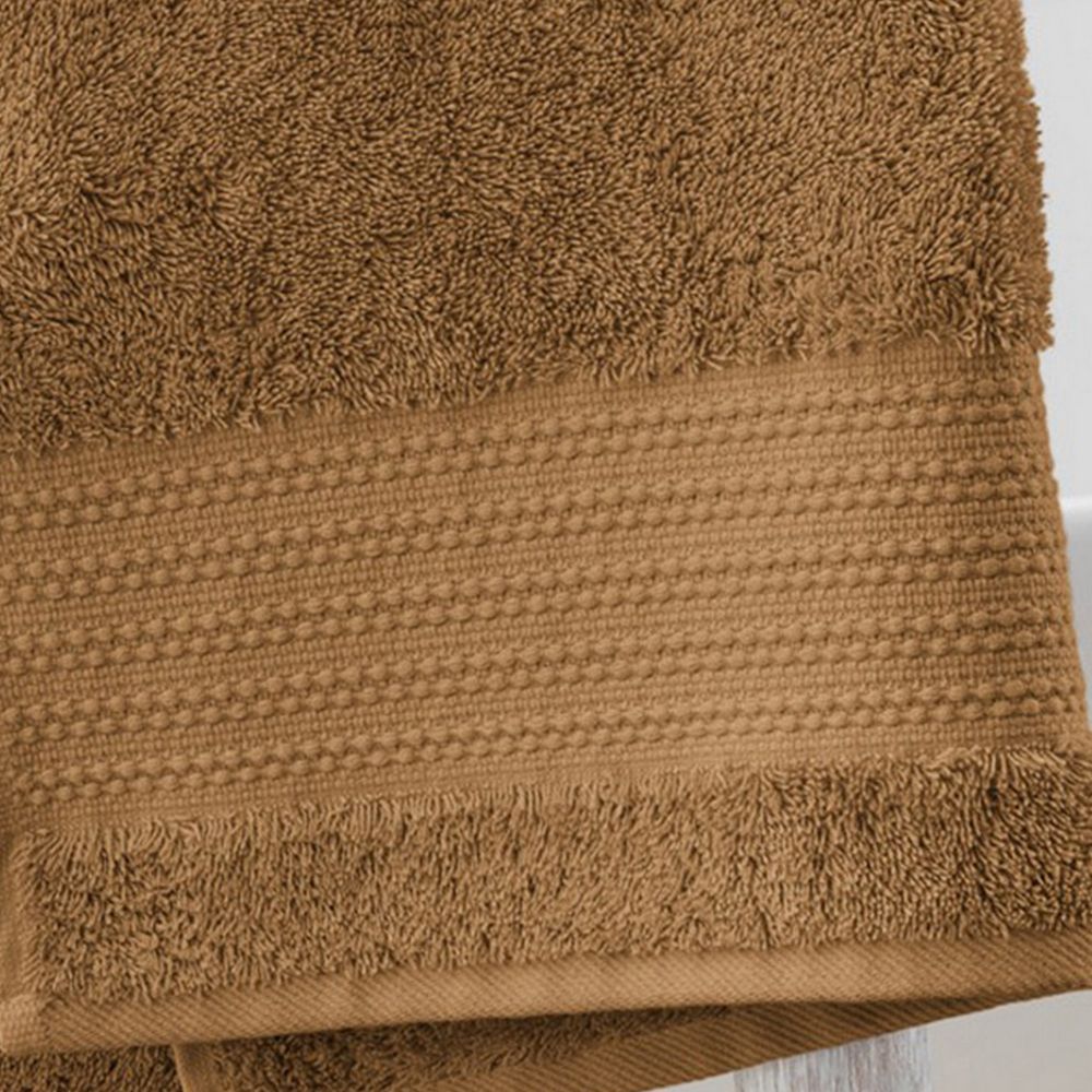 Serviette de toilette Coton Camel 50 x 90 cm — vue 2