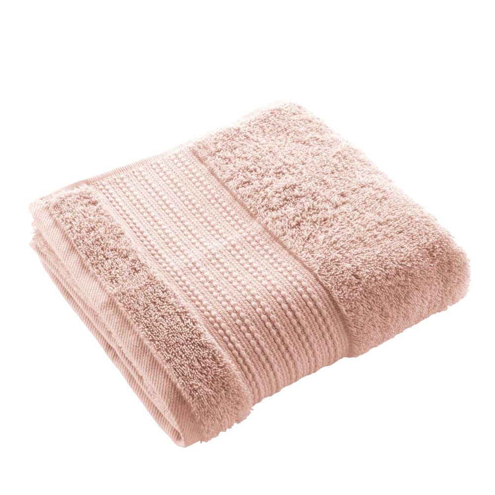 Serviette de toilette Coton Rose Poudré 50 x 90 cm — vue 3