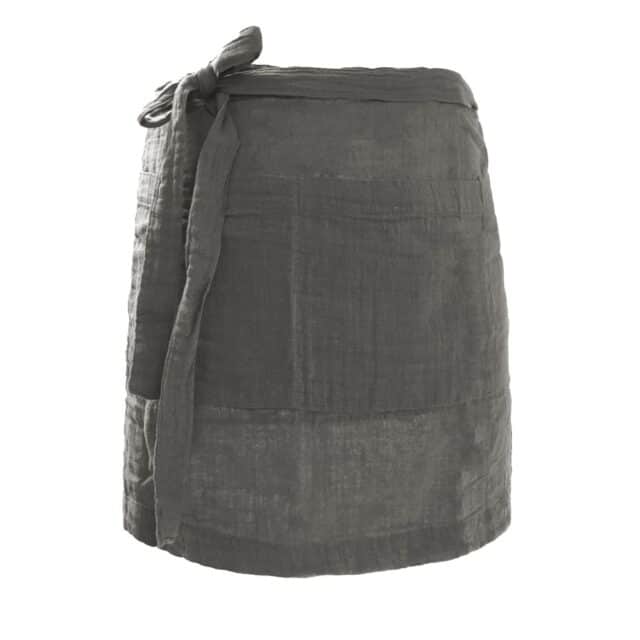 Tablier Gaze de coton Granit 45 x 80 cm