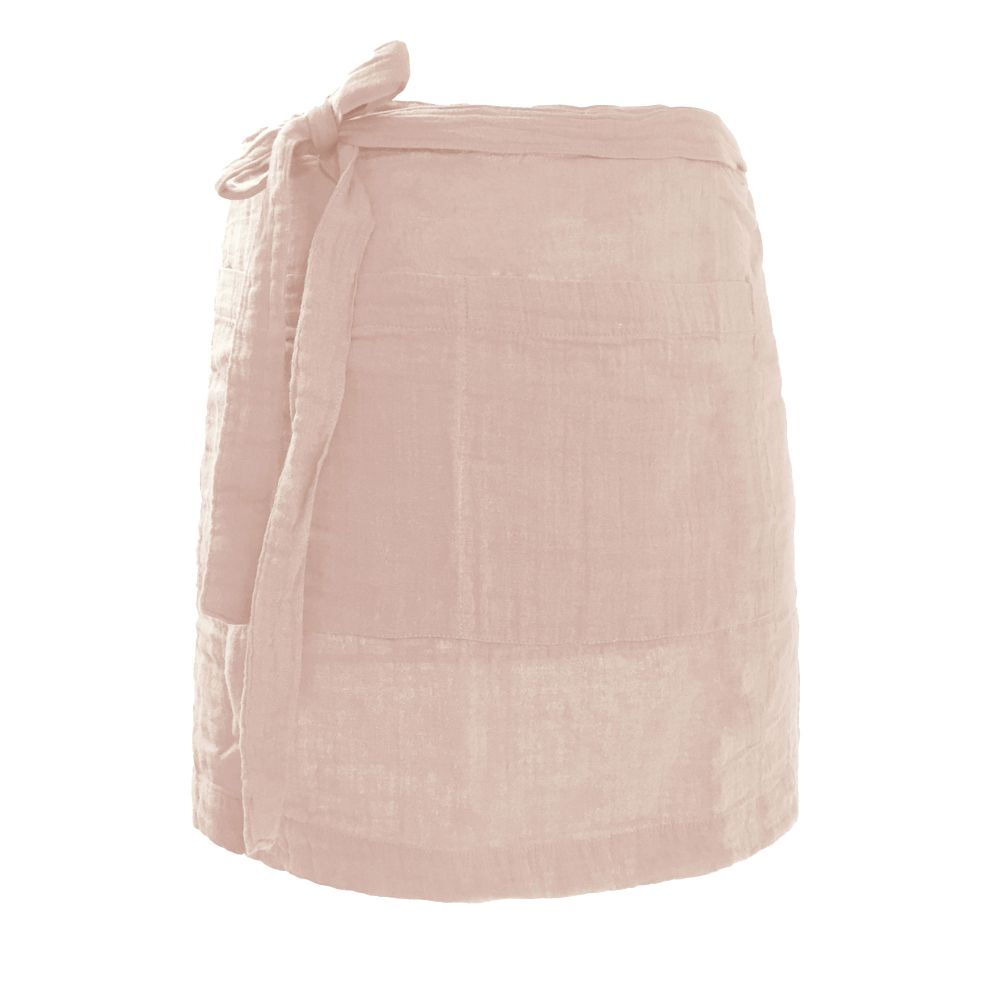 Tablier Gaze de coton Guimauve 45 x 80 cm
