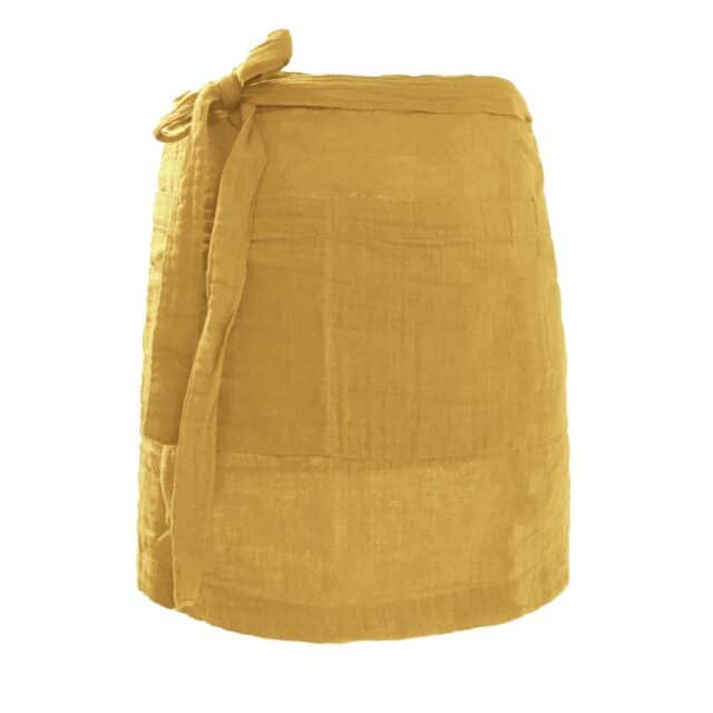 Tablier Gaze de coton Safran 45 x 80 cm